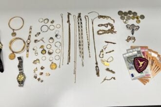 Oro, sequestro Polizia