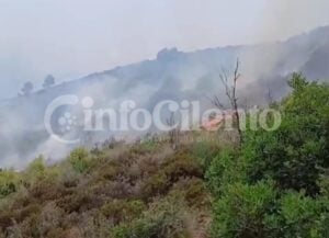 San Giovanni a Piro, incendio