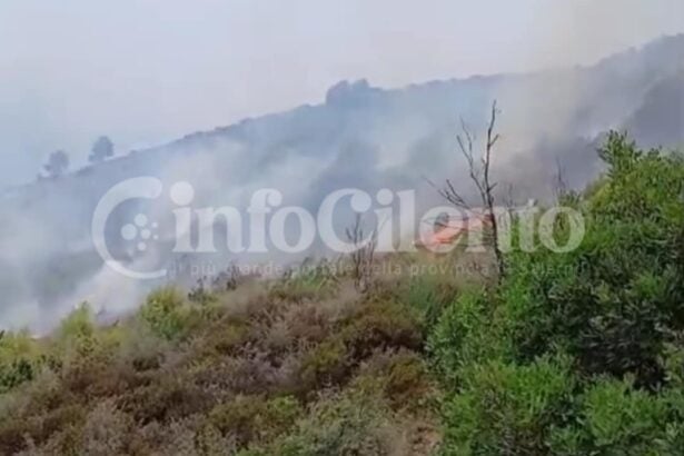 San Giovanni a Piro, incendio