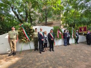 Cerimonia attentato di Salerno