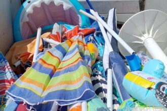 Agropoli, ombrellone selvaggio