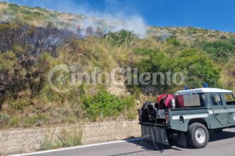 Incendio Agnone Cilento