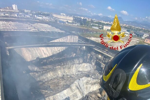 Incendio Battipaglia