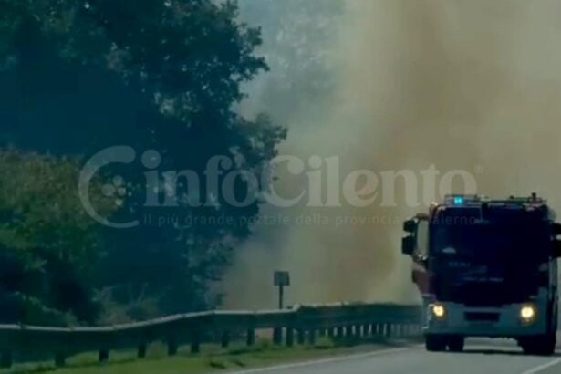 Incendio Battipaglia