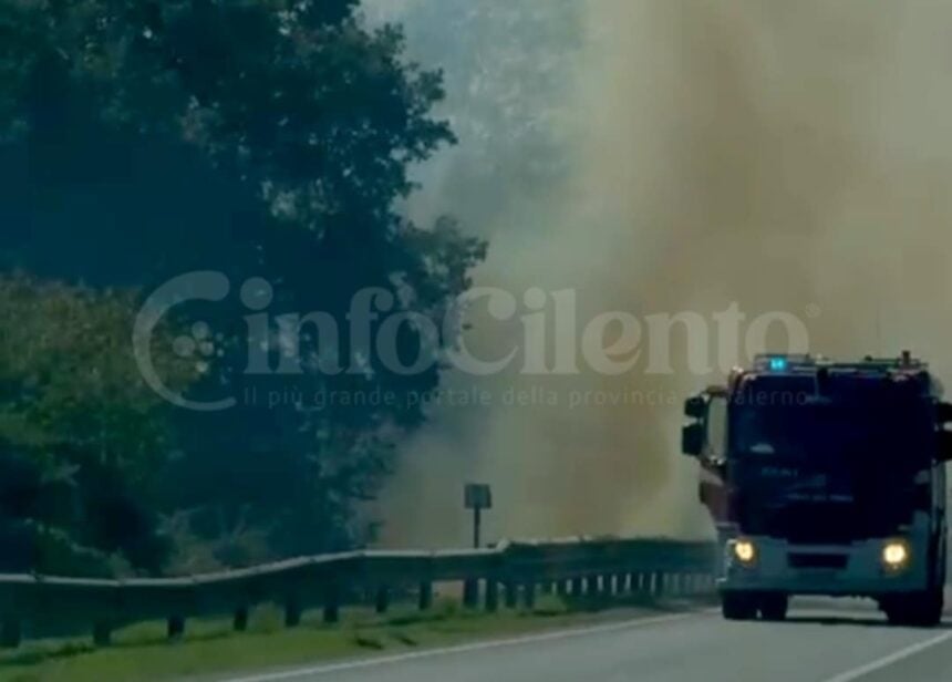 Incendio Battipaglia