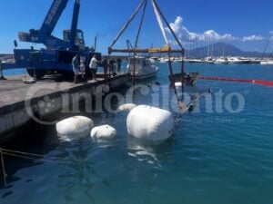 Sapri, yatch recuperato