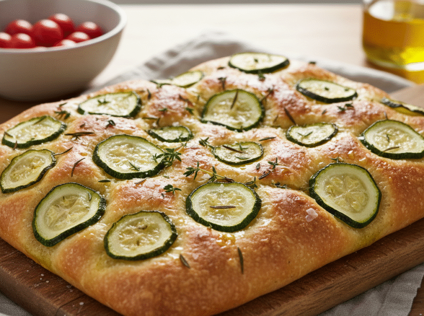 Focaccia di zucchine
