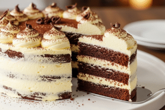 Torta mascarpone e cioccolato