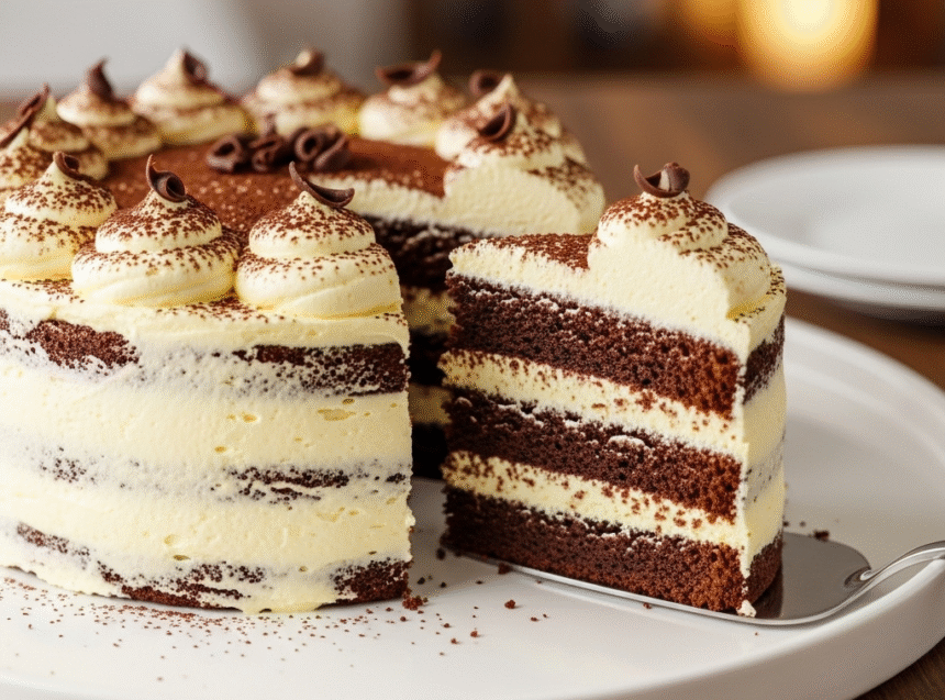 Torta mascarpone e cioccolato