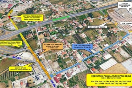 Eboli, mappa città