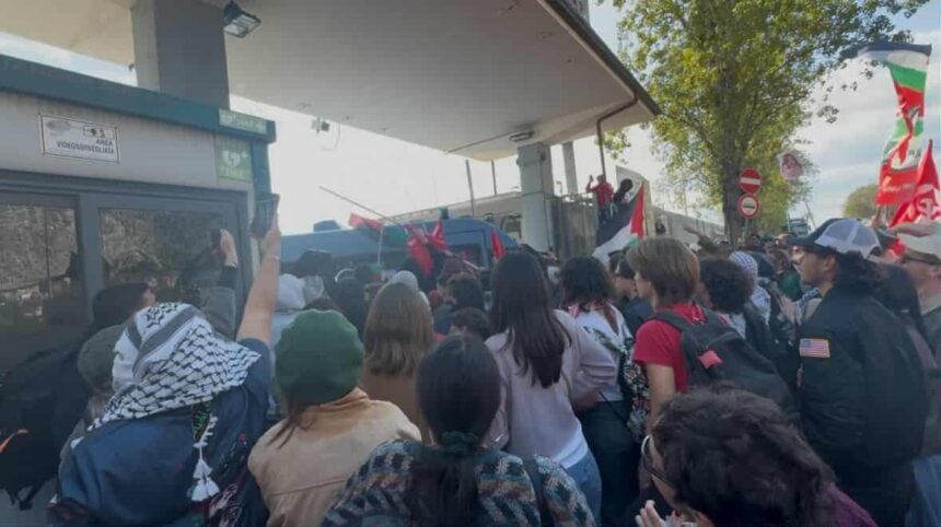 Salerno, corteo Gaza
