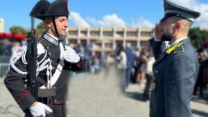 Danilo Larocca, giuramento Carabinieri