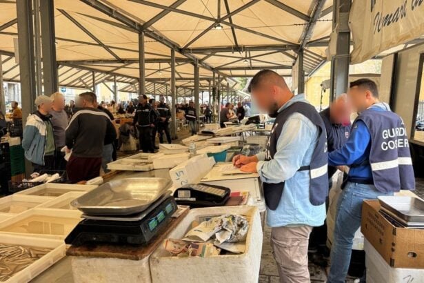 Sequestri al mercato ittico