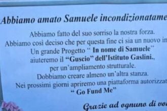 Polla, manifesto Samuele