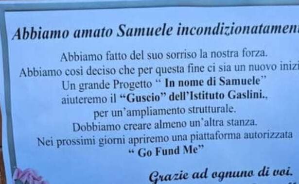 Polla, manifesto Samuele