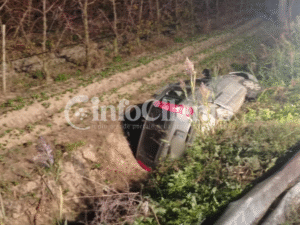 Capaccio Paestum, auto con cinque ragazzi a bordo finisce in un canale. Paura a Gromola