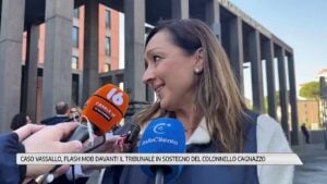 Caso Vassallo: flash mob davanti al tribunale di Salerno, in sostegno del colonnello Cagnazzo