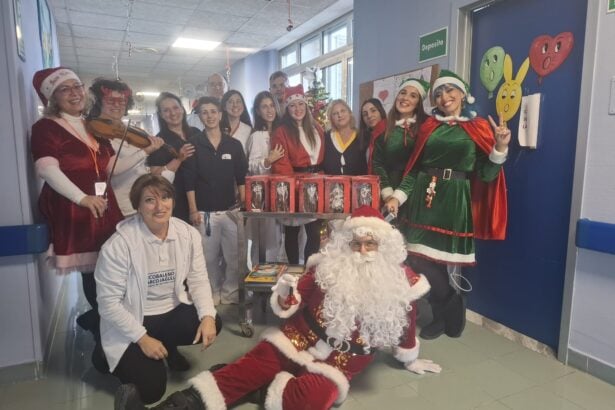 Babbo Natale ospedale di Battipaglia