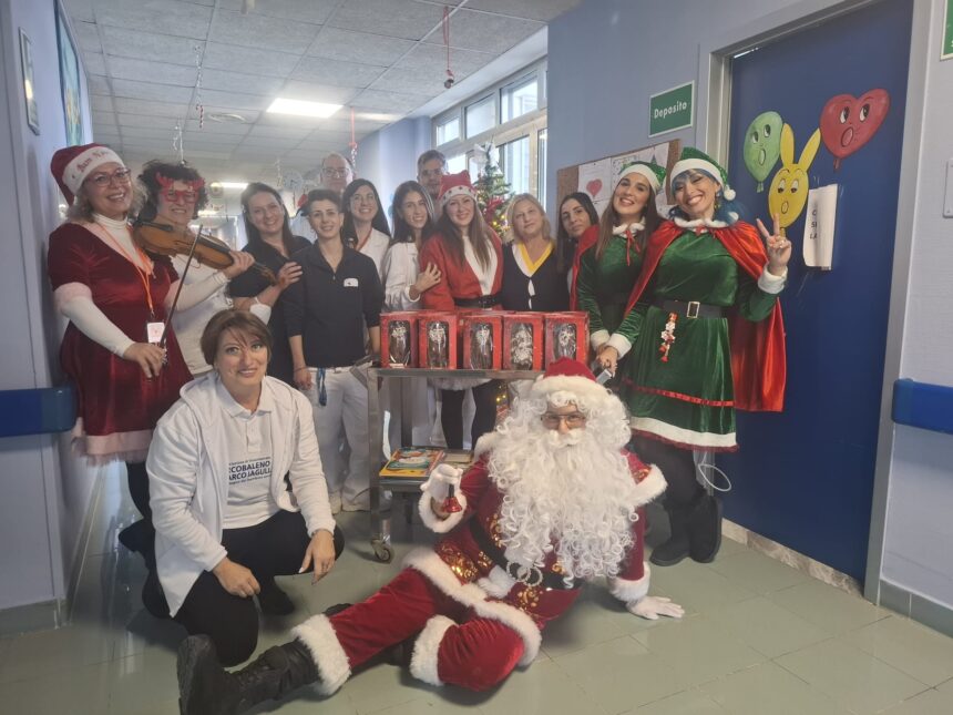 Babbo Natale ospedale di Battipaglia