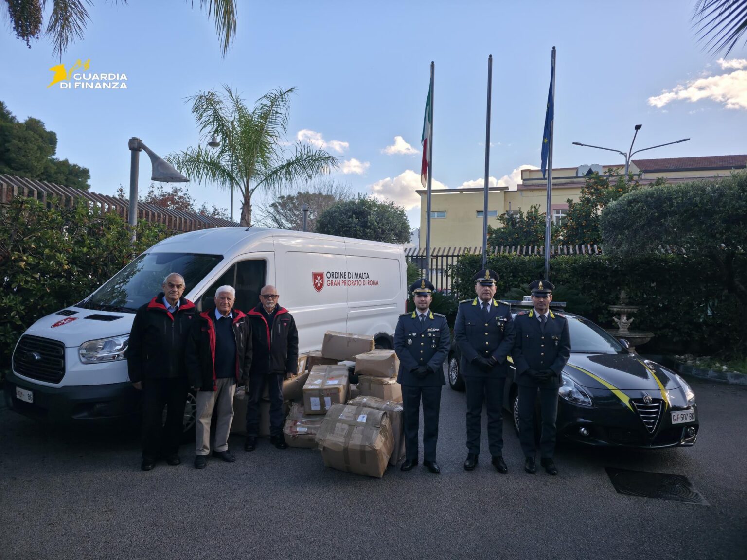 Donazione Guardia di Finanza Salerno