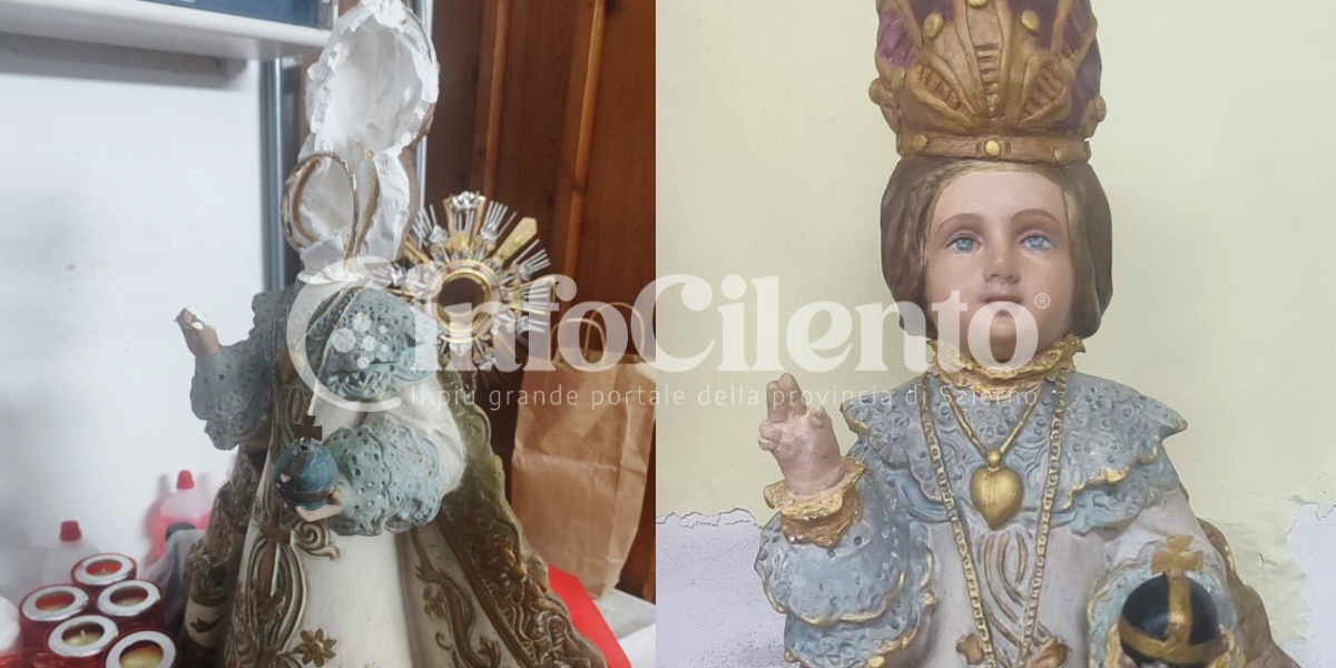 Agropoli, bambinello chiesa San Valeriano