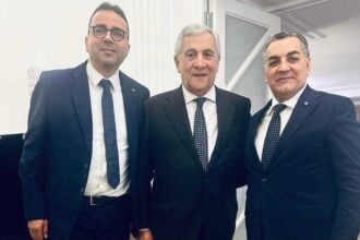 Attilio Pierro, Antonio Tajani e Mimì Minella
