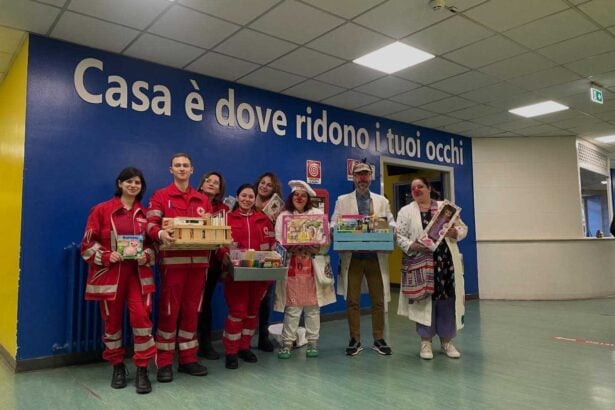 Polla, il Treno della Gioia ospedale Curto