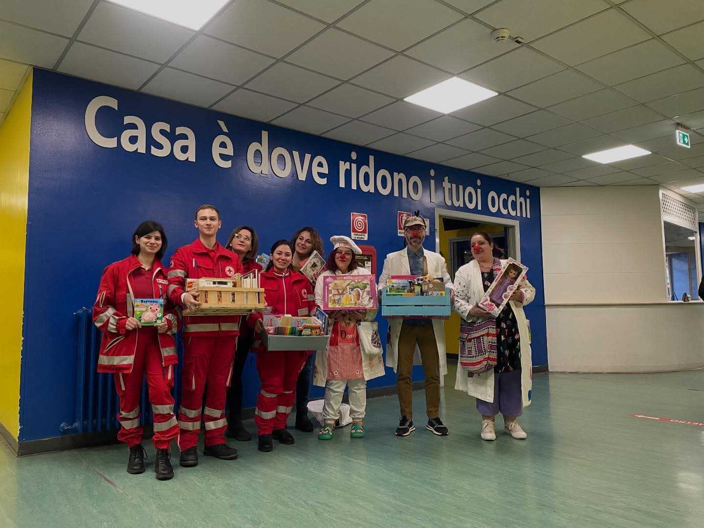 Polla, il Treno della Gioia ospedale Curto