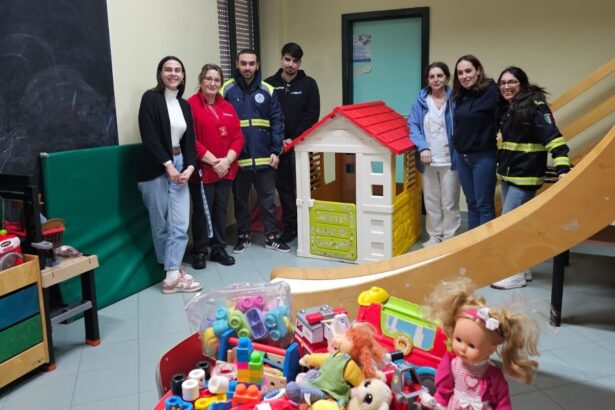 Vallo, reparto pediatria giocattoli