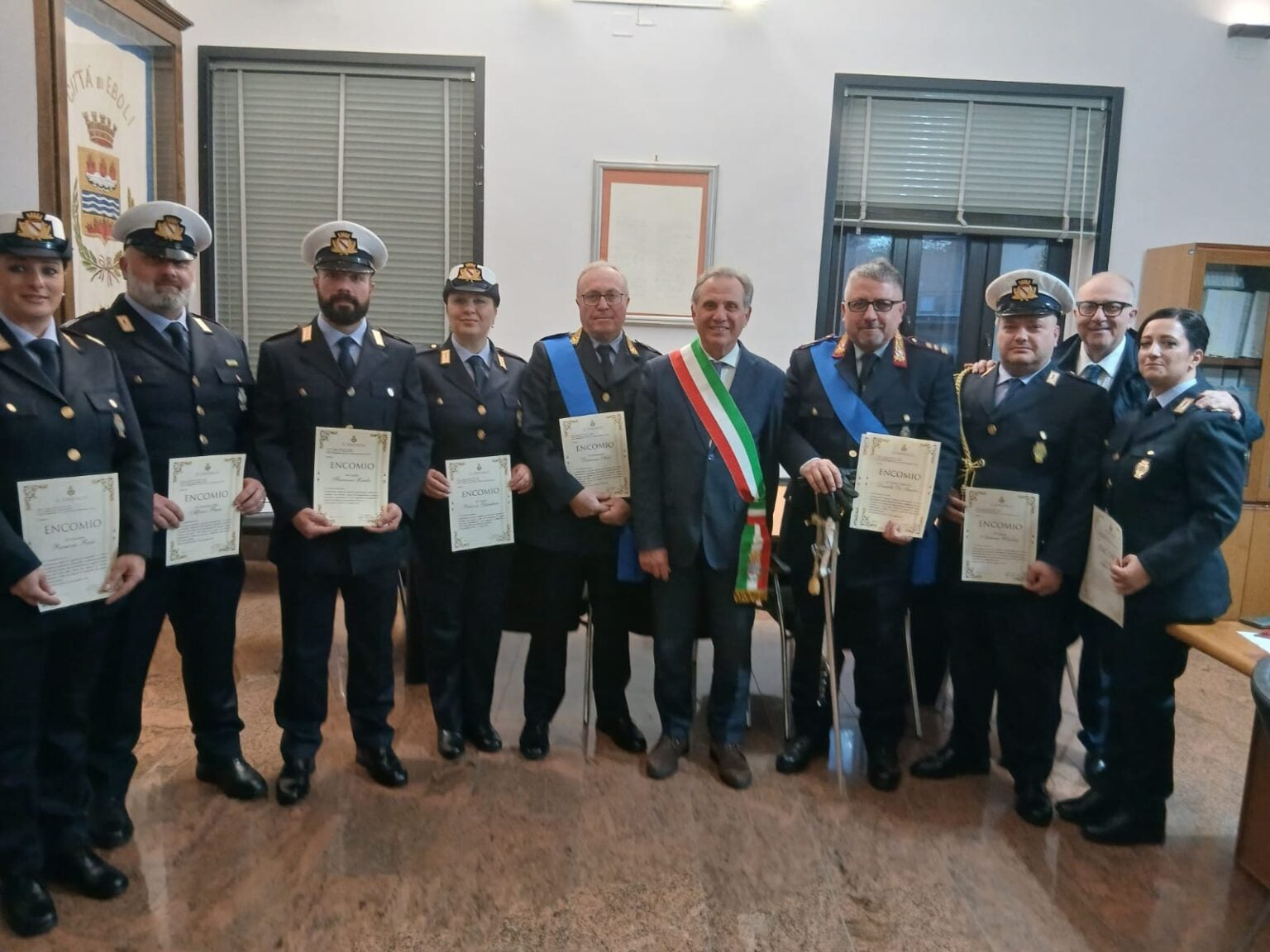 Encomio vigili Eboli