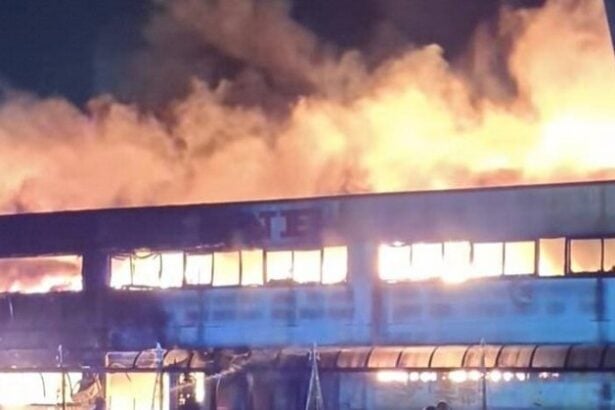 Incendio Pontecagnano