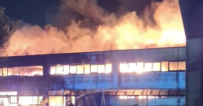 Incendio Pontecagnano