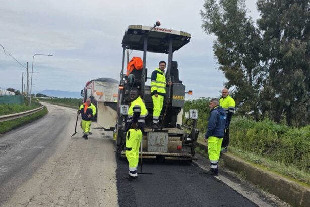 Battipaglia, lavori strada provinciale