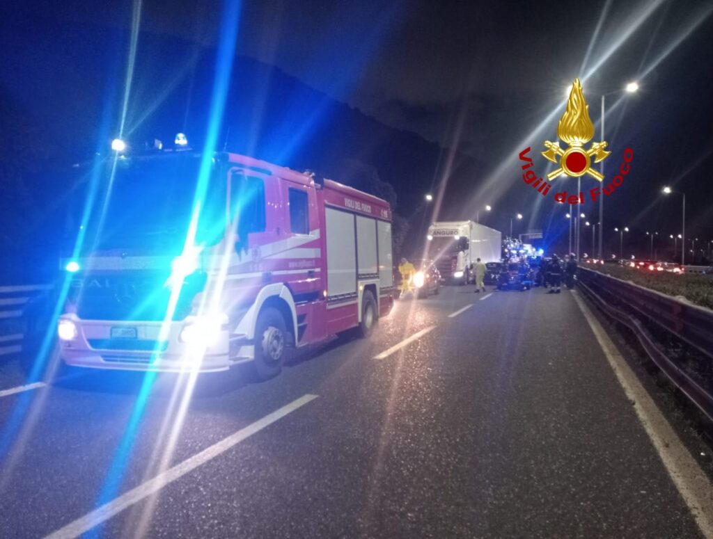 Tangenziale Salerno incidente