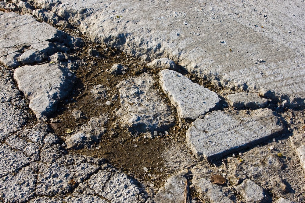 Strada dissestata