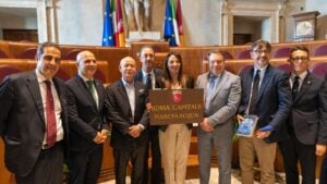 Campidoglio, delegazione Pollica