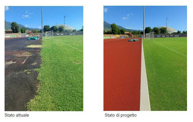 Dirceu, pista d'atletica
