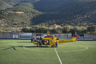Elisoccorso campo sportivo sapri