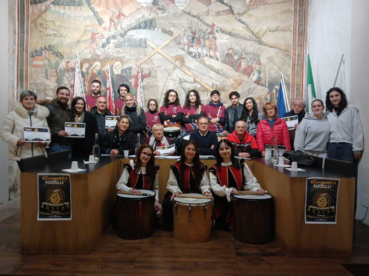 Teggiano attestati concorso presepi