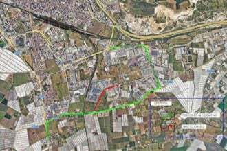 Battipaglia, piantina zona industriale