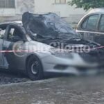 Auto a fuoco ad Eboli