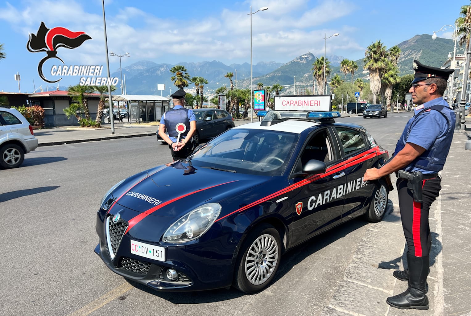 Controlli carabinieri Salerno