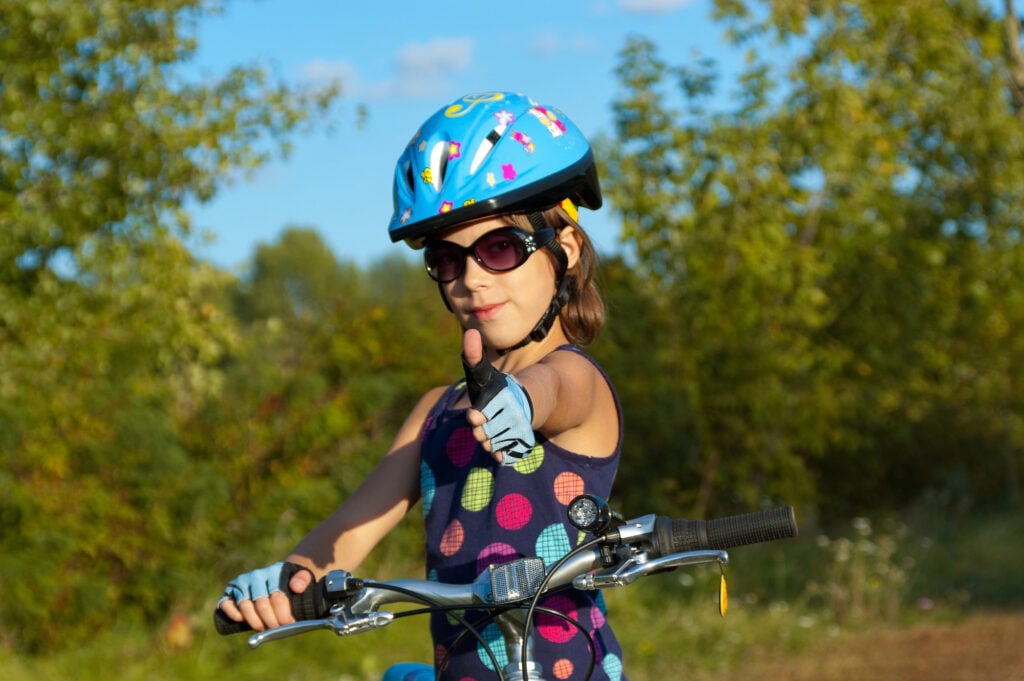 Bambina bicicletta