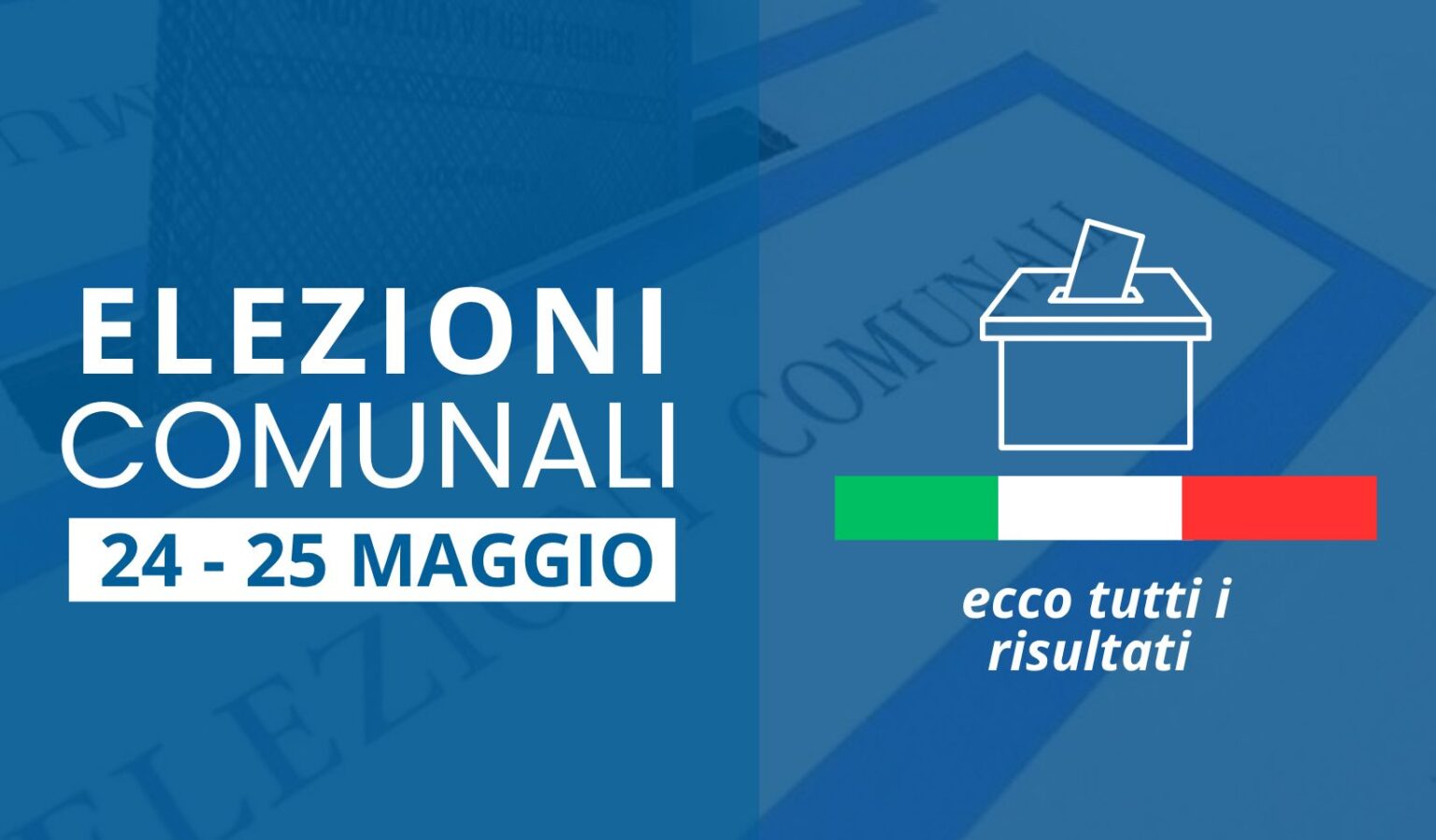 Elezioni comunali 2026 - Risultati