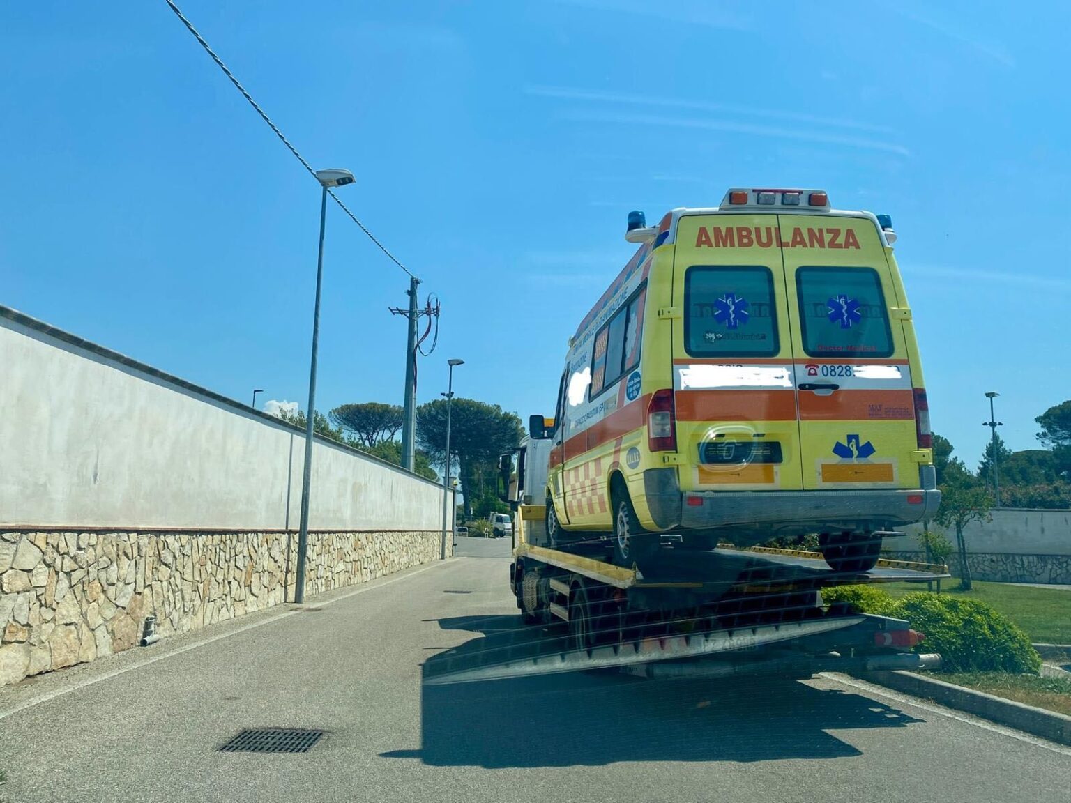 Sequestro Ambulanza Capaccio