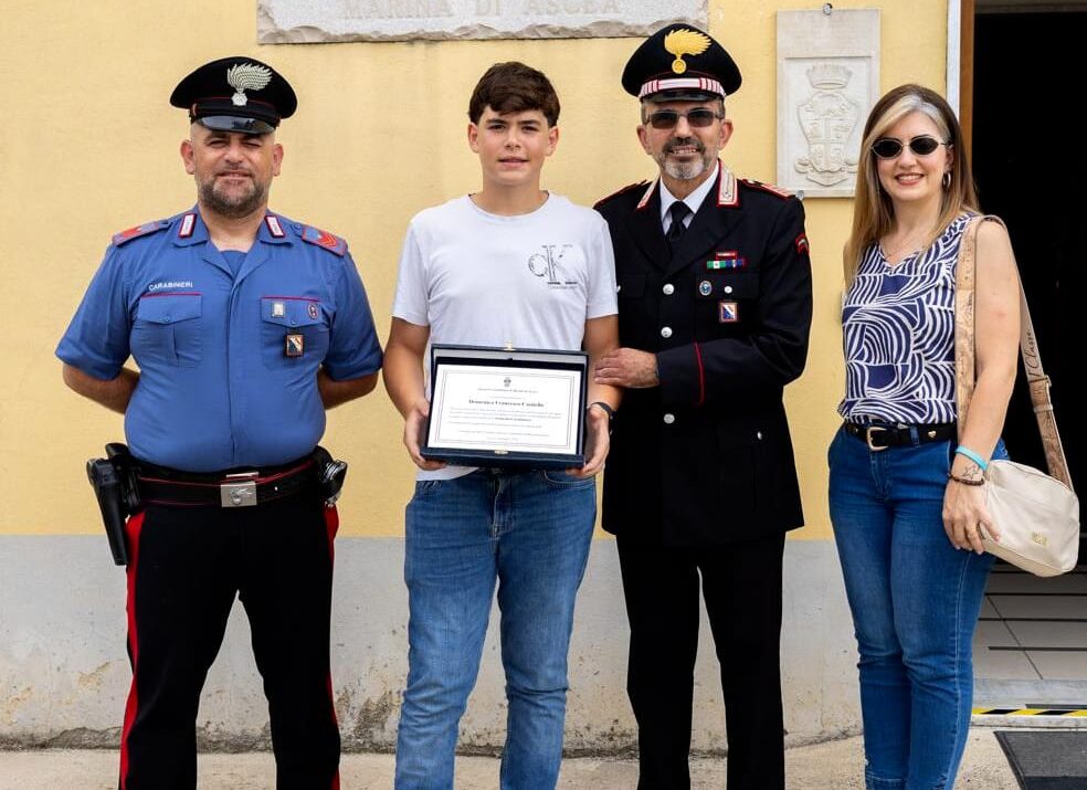 Tesina sui carabinieri Ascea