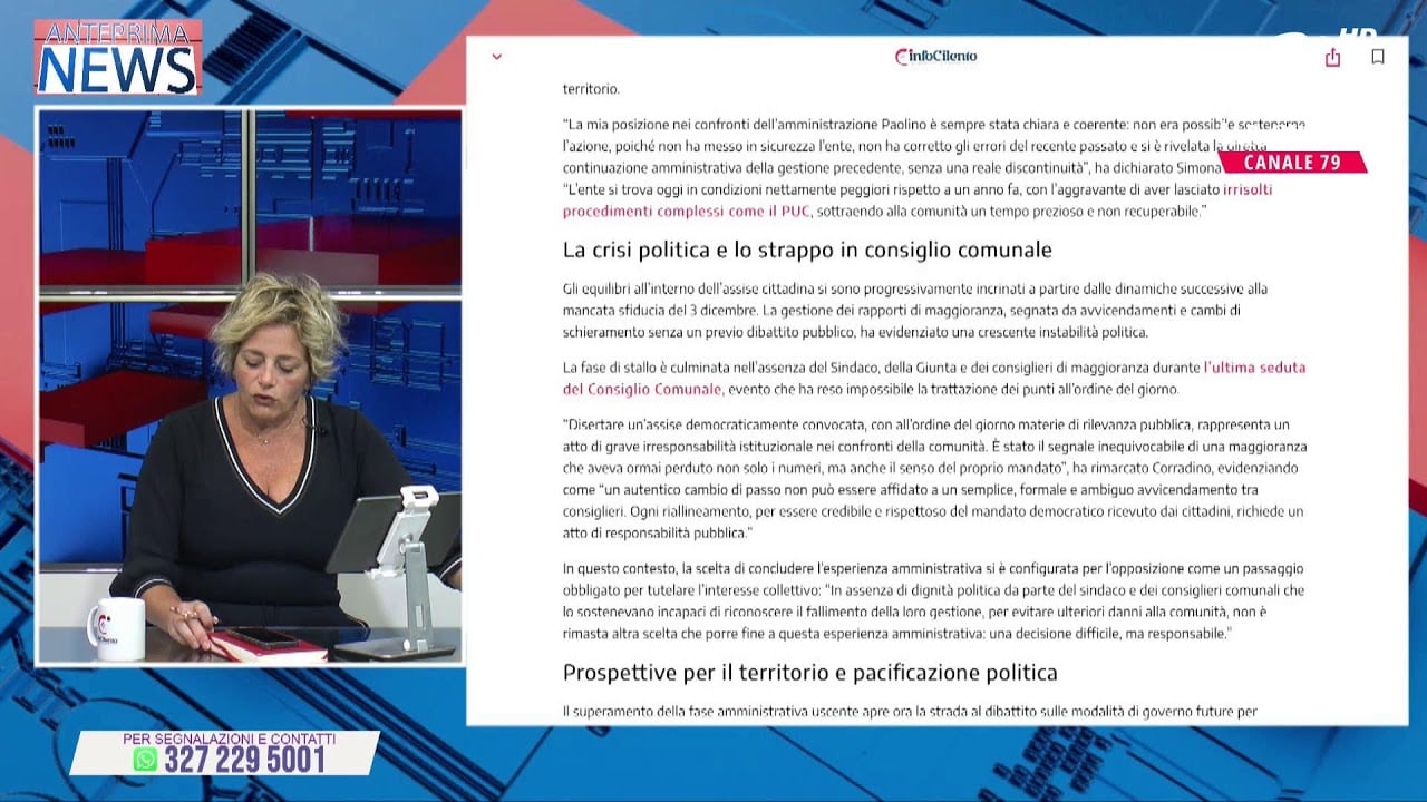 “Anteprima News” del 25 agosto 2026