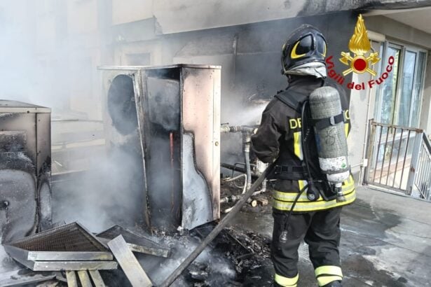 Incendio ospedale di Salerno