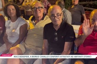 Roccadaspide, festa a Borgo Cavallo tra memoria e radici: premiati gli anziani simbolo della comunità