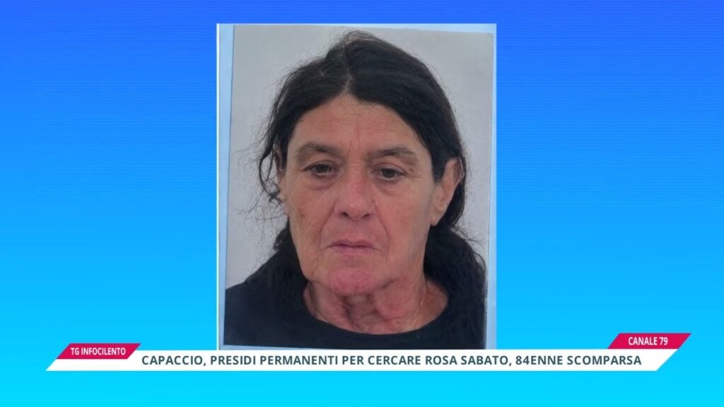 Capaccio Paestum: presidi permanenti per cercare Rosa Sabato, l’84enne scomparsa da giorni. L’appello delle Forze dell’Ordine